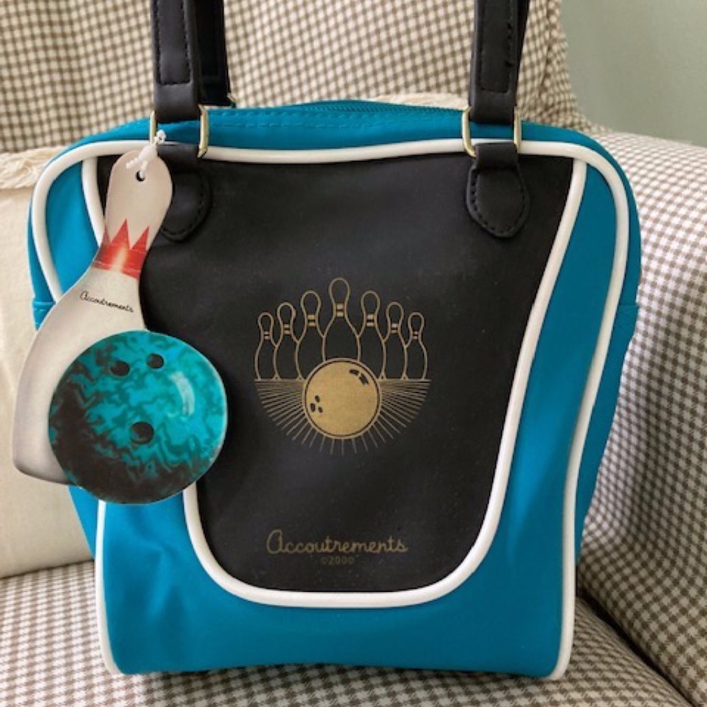 NWT Adorable Accoutrements Retro Mini Bowling Bag IN STOCK & READY TO SHIP!
